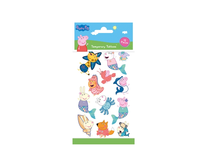 Tattoos Peppa Pig (12dlg) afbeelding