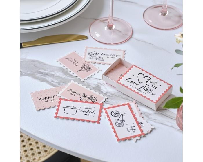 Valentine's Love Notes Ginger Ray (10st) afbeelding