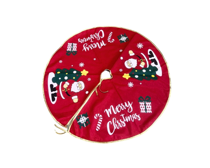 Kerstboomrok Kerstman (90cm) afbeelding