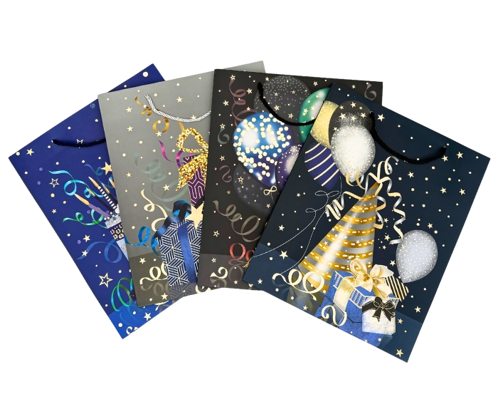 Cadeautas Verjaardag Deluxe Assorti (26x10x32cm) afbeelding