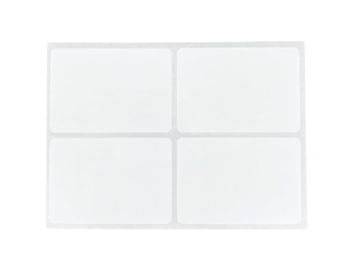 Blanco Etiketten Zelfklevend L (4 op 1 vel, 10 vellen) afbeelding