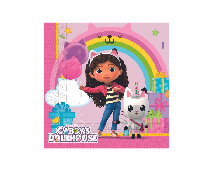 Servetten Gabby's Poppenhuis - 20 stuks afbeelding