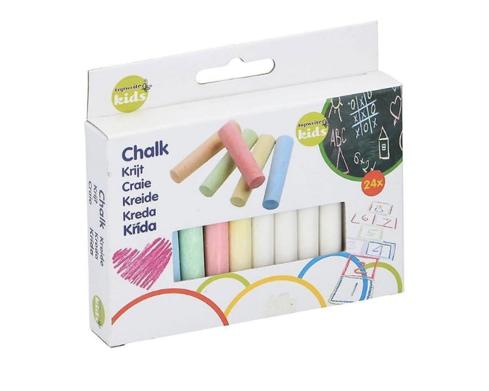 Topwrite Krijtjes 8cm (24st) afbeelding