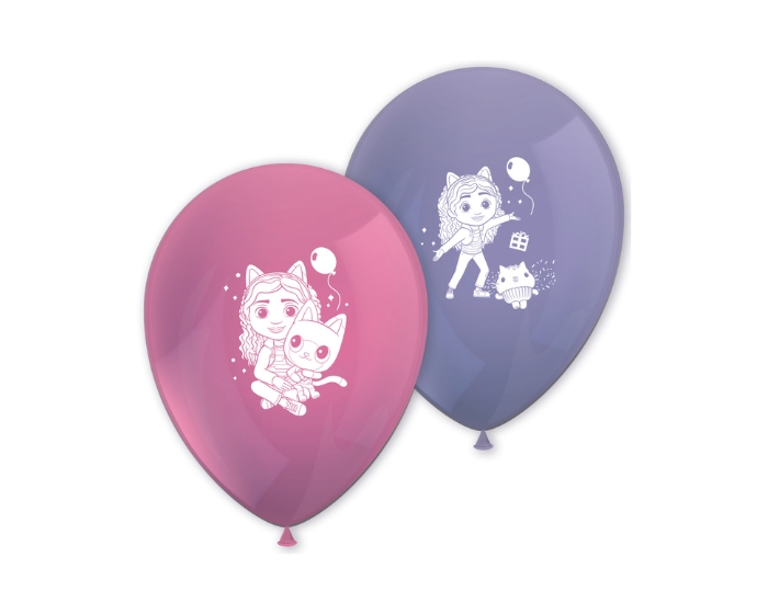 Ballonnen Gabby's Poppenhuis (8st) afbeelding