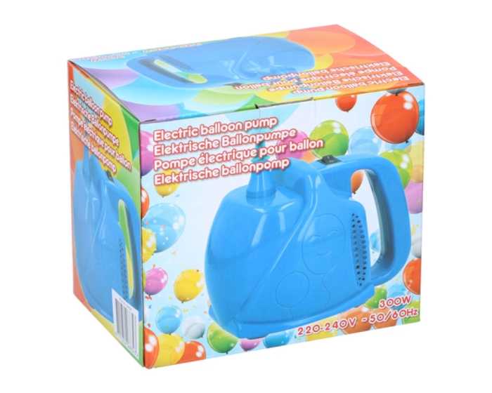 Elektrische Ballonpomp Blauw afbeelding