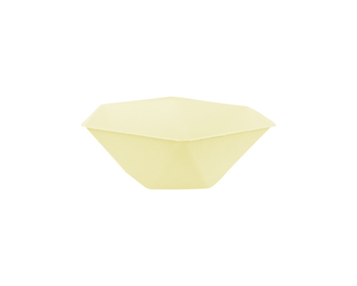 Hexagon Kommen Geel 14,8cm (6st) afbeelding