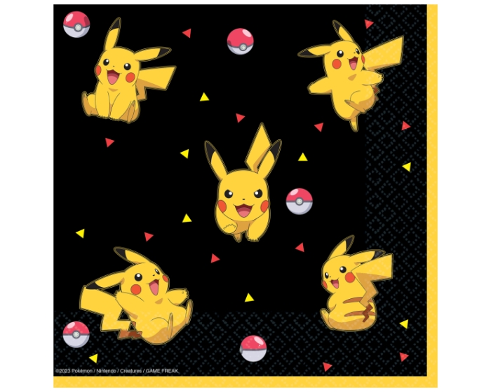 Servetten Pokemon Pikachu (16st) afbeelding