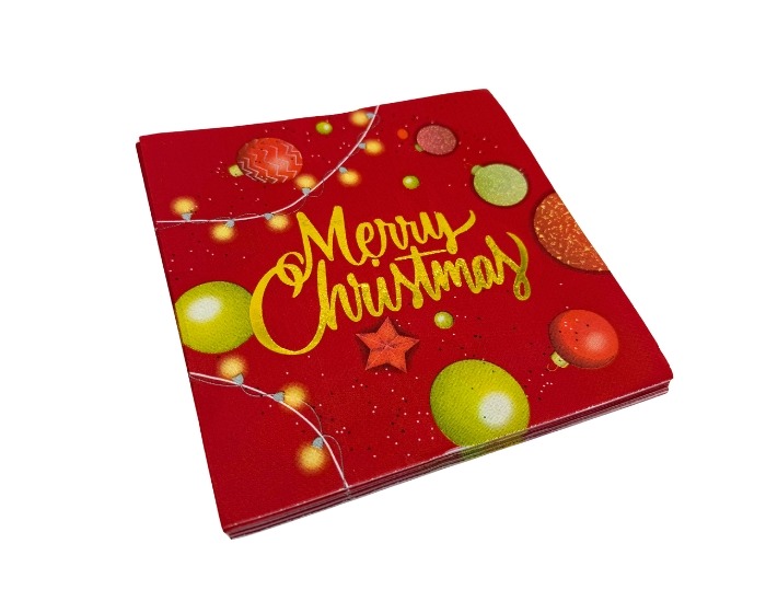 Servetten Merry Christmas Stars - 20 stuks afbeelding