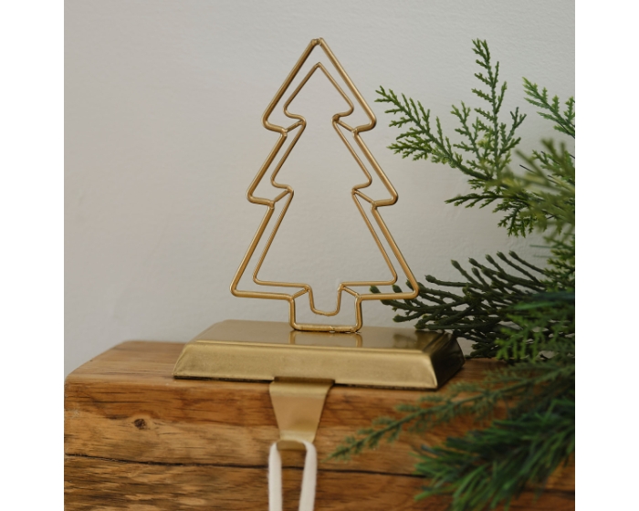 Metalen Kerstboom Houder voor kerstsok Goud Ginger Ray afbeelding