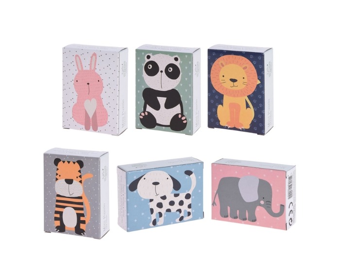 Mini Puzzel Dieren - 8 puzzelstukjes - 12x17mm afbeelding