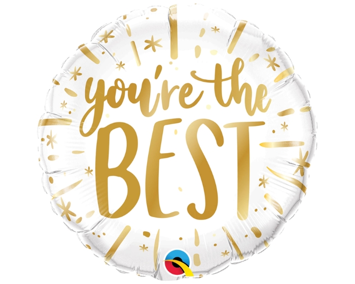 Folieballon You're the Best (46cm) afbeelding