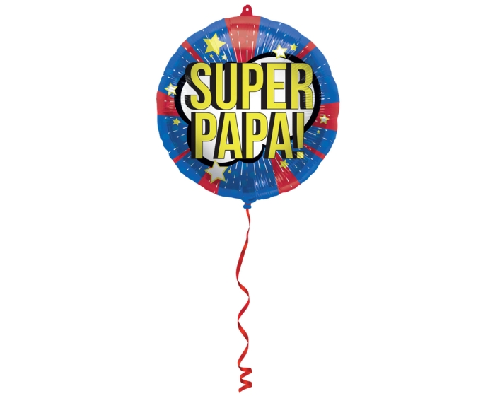 Folieballon Super Papa! (45cm) afbeelding