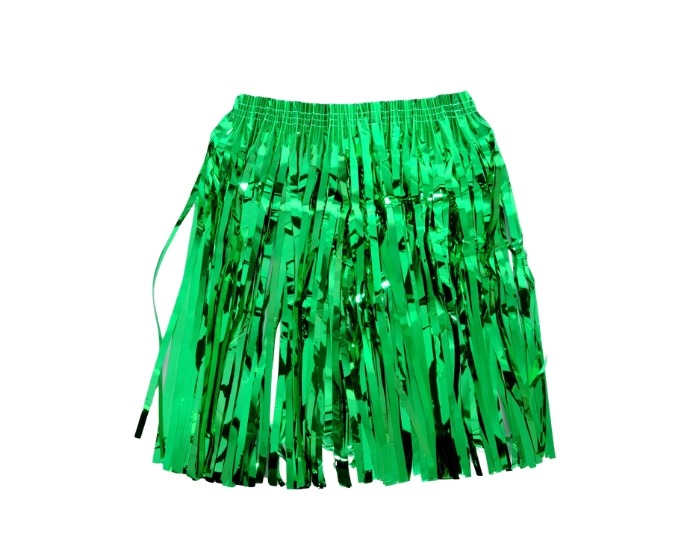 Folierok met franjes Groen afbeelding