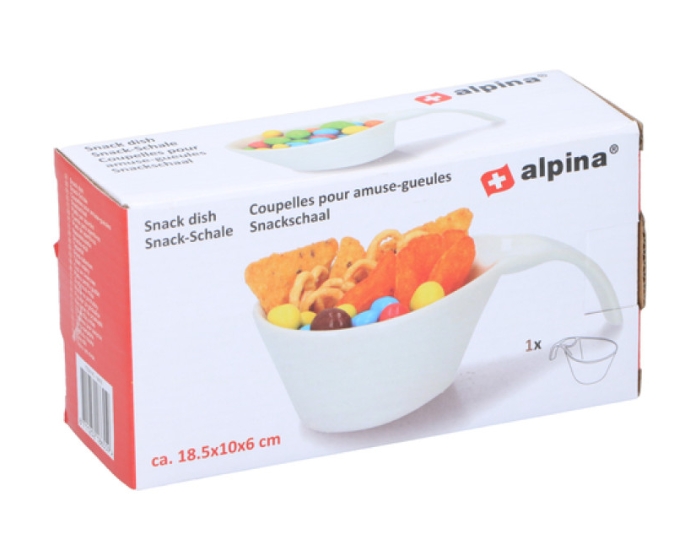 Alpina Snackschaal met handvat (18,5x10x6cm) afbeelding