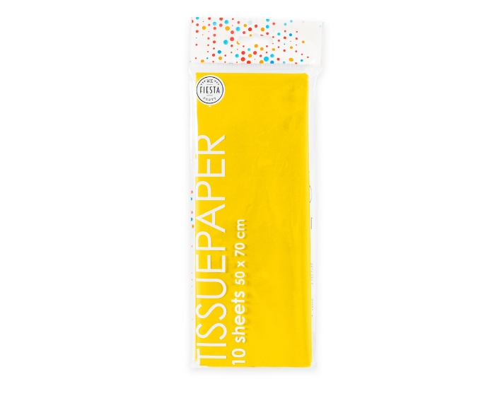 Tissue Papier Geel (10st) afbeelding