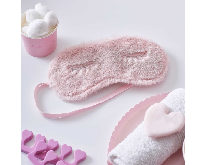 Fluffy Slaapmasker Roze Ginger Ray afbeelding