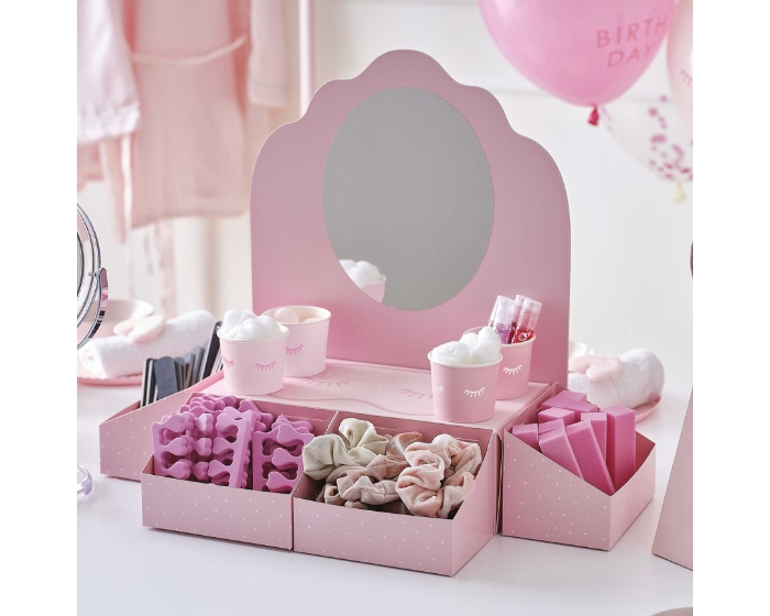 Snack Pamper Station met spiegel Ginger Ray afbeelding