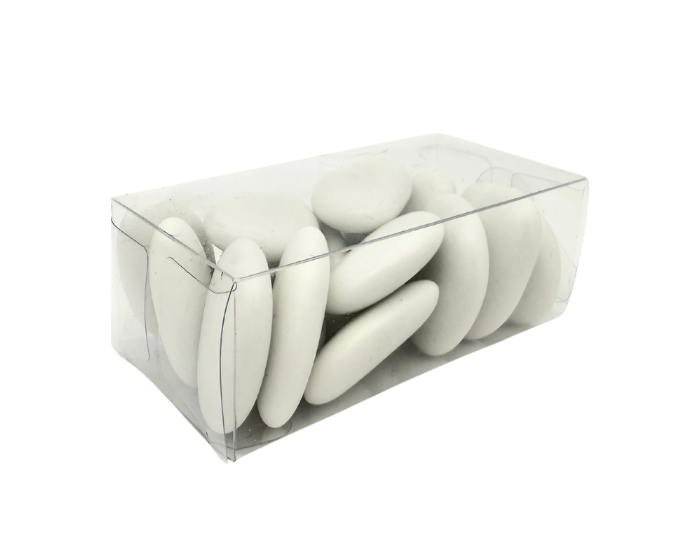 Vouwdoosje Plat Transparant PVC - 4x8x3cm - 12 stuks afbeelding