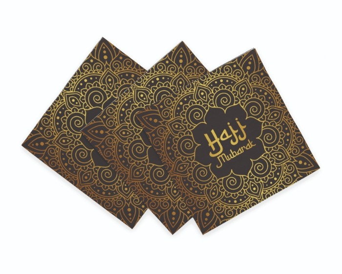 Servetten Hajj Mubarak - 33x33cm - 20 stuks afbeelding