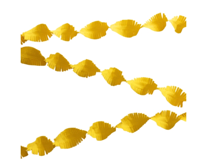 Crepe Guirlande Geel (24m) afbeelding