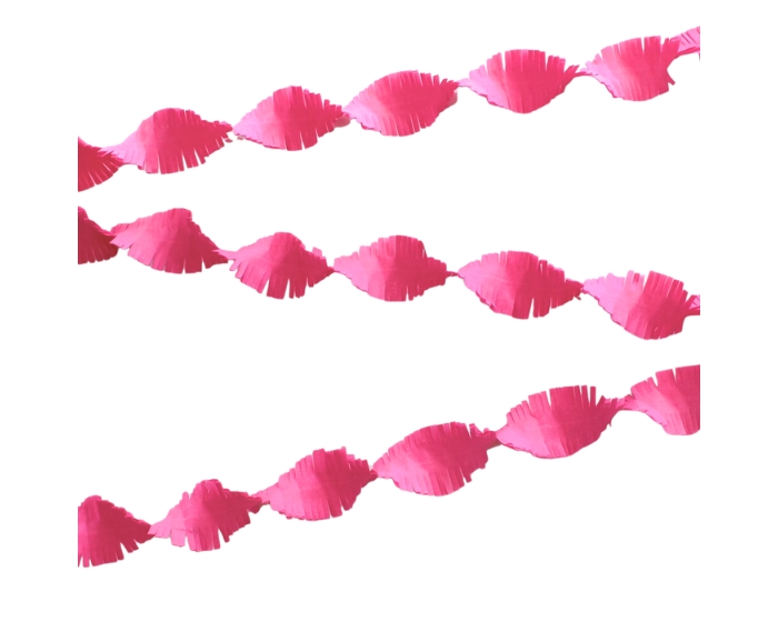 Crepe Guirlande Fuchsia (24m) afbeelding