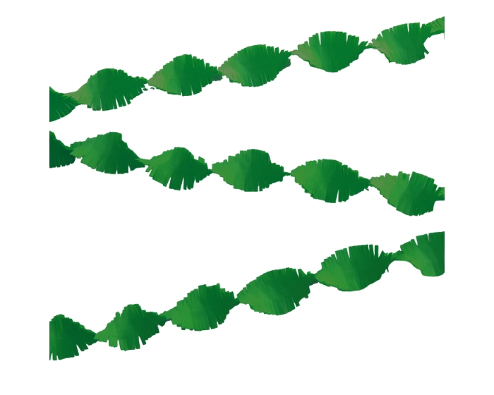 Crepe Guirlande Donkergroen (24m) afbeelding