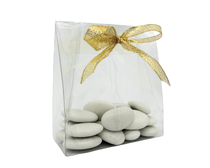 Vouwdoosje Tasje Transparant PVC - 9x4x10cm - 12 stuks afbeelding