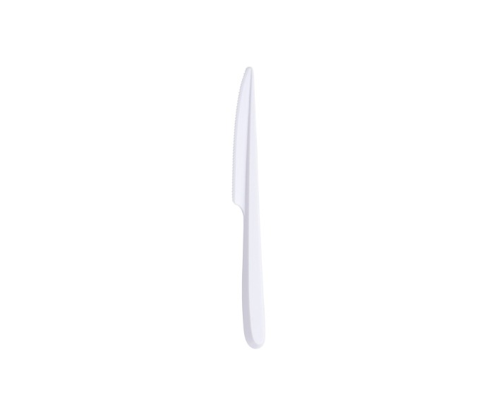Plastic Messen Budget - Wit - 20 stuks afbeelding
