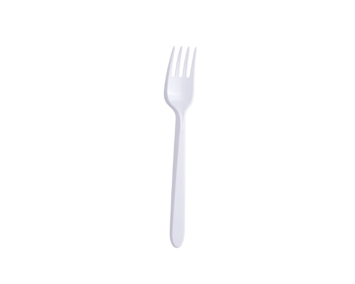 Plastic Vorken Budget - Wit - 20 stuks afbeelding
