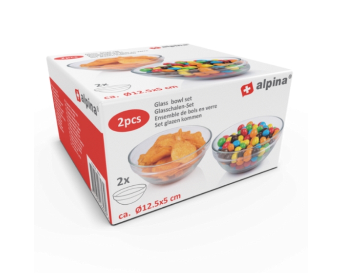 Set Glazen Kommen Alpina (2st) afbeelding