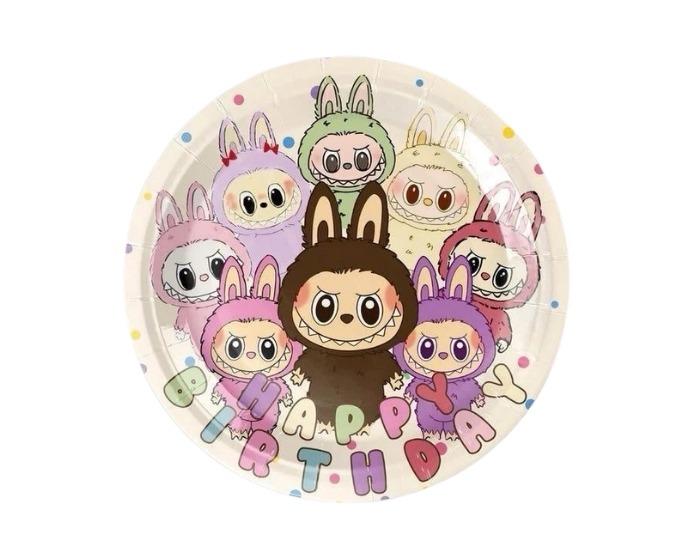 Bordjes The Monsters - 17,8cm - 8 stuks afbeelding