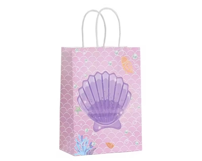 Cadeautasjes Zeemeermin - 6 stuks afbeelding