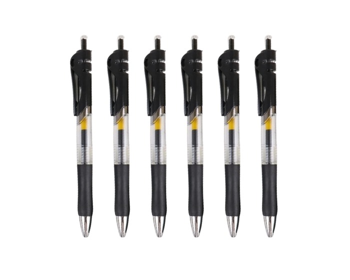 Gelpennen Zwart - 6 stuks afbeelding