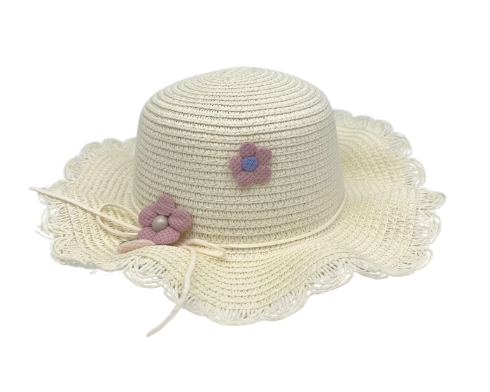 Zomerhoed Golvend Kind Wit afbeelding
