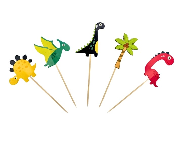 Prikkers Dino - 14cm -12 stuks afbeelding