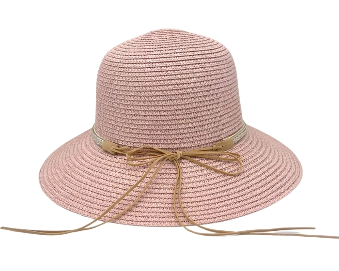 Zomerhoed Aflopende Rand Dames Roze afbeelding