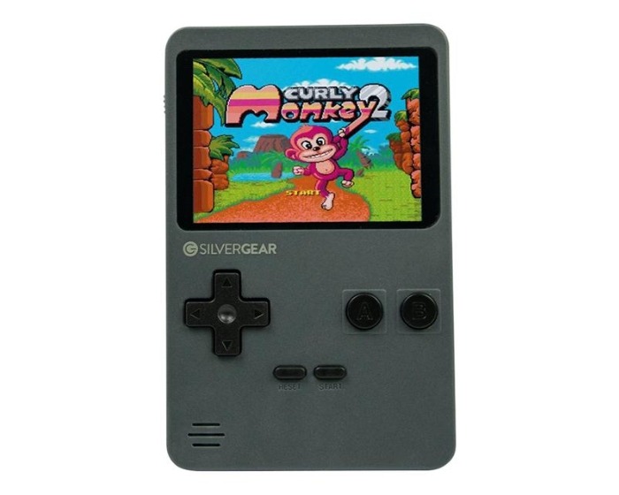 Silvergear Retro Game Console - Grijs afbeelding