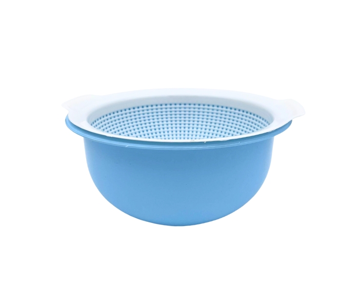 Vergiet Rond Blauw/Wit (2dlg) afbeelding