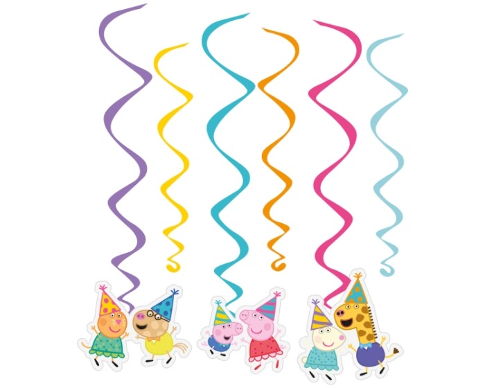 Swirls Peppa Pig - 6 stuks afbeelding