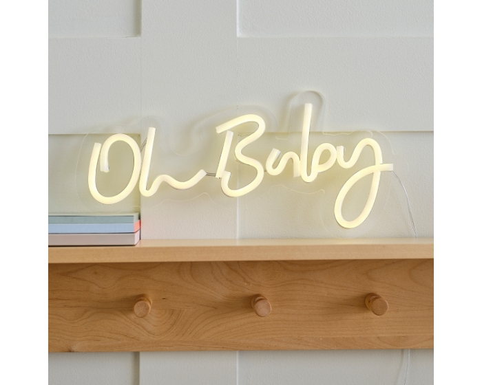 Neon Lichtbord Oh Baby Ginger Ray afbeelding