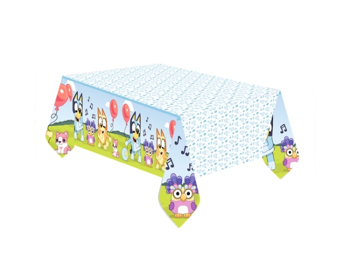 Papieren Tafelkleed Bluey - 120x180cm afbeelding