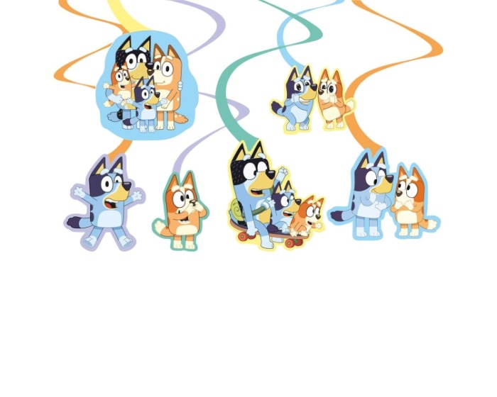 Swirls Bluey - 8 stuks