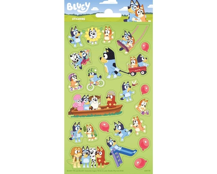 Stickers Bluey - 17 stuks afbeelding