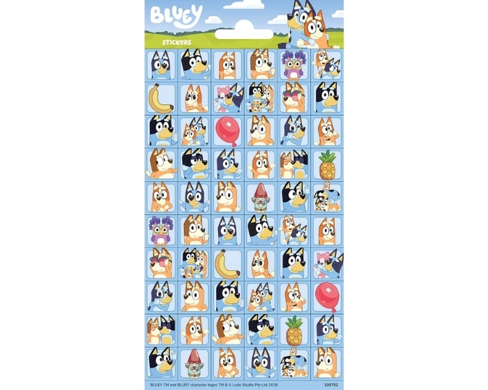 Mini Stickers Bluey - 60 stuks afbeelding