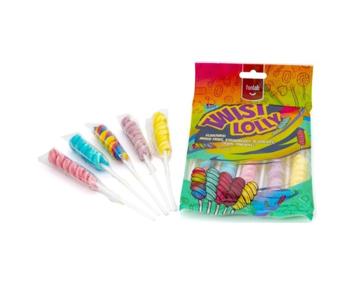 Twister Lollipop Funlab - 10 stuks afbeelding
