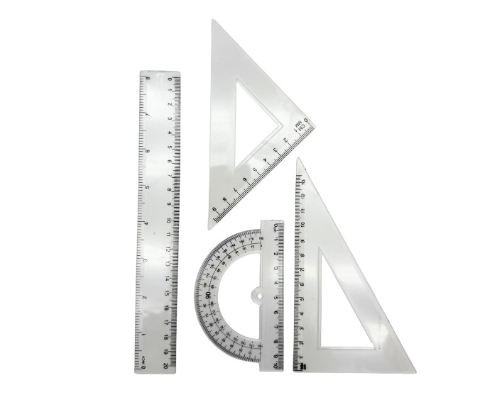 Liniaal set - 4 stuks afbeelding