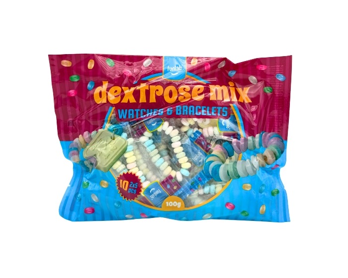 Dextrose Mix Armbanden&Horloges Funlab - 10 stuks afbeelding
