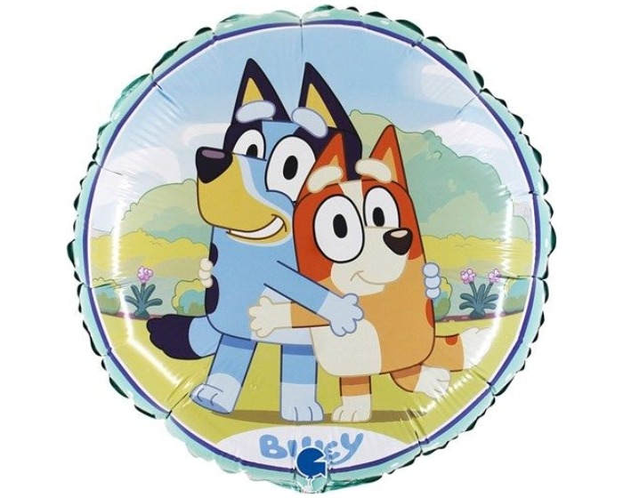 Folieballon Bluey&Bingo - 45cm afbeelding