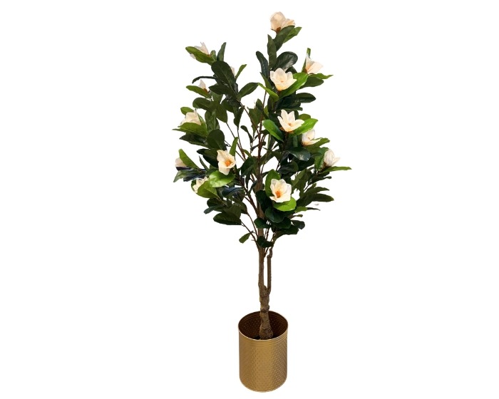 Kunstplant Magnolia - Wit - 180cm afbeelding