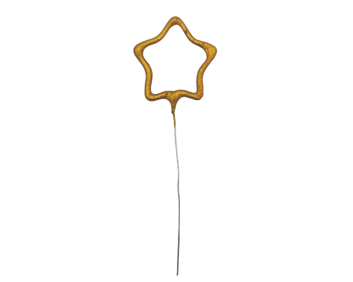 Ster Sparkler Goud (14cm) afbeelding